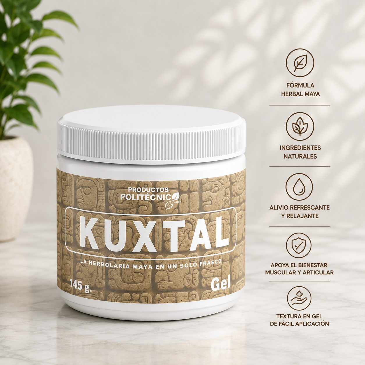 Gel Cannabis Dolor Muscular Articular Árnica Mentol PRODUCTOS POLITÉCNICOS
