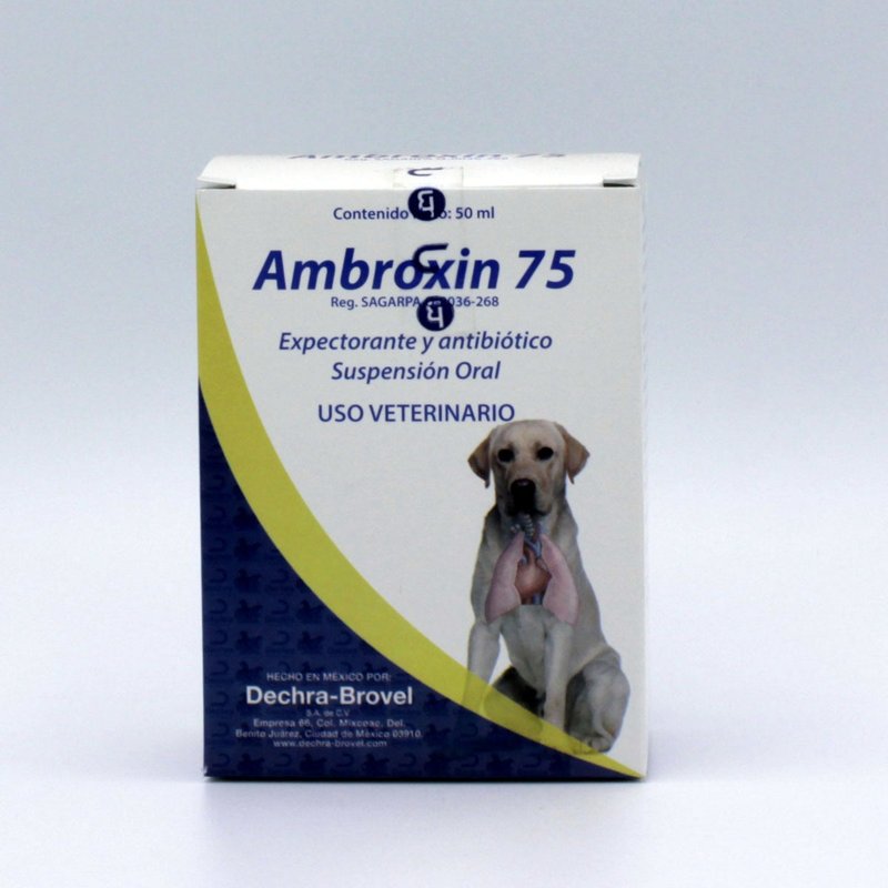 Ambroxin 75 Suspensión Oral 50 ml. DECHRA BROVEL