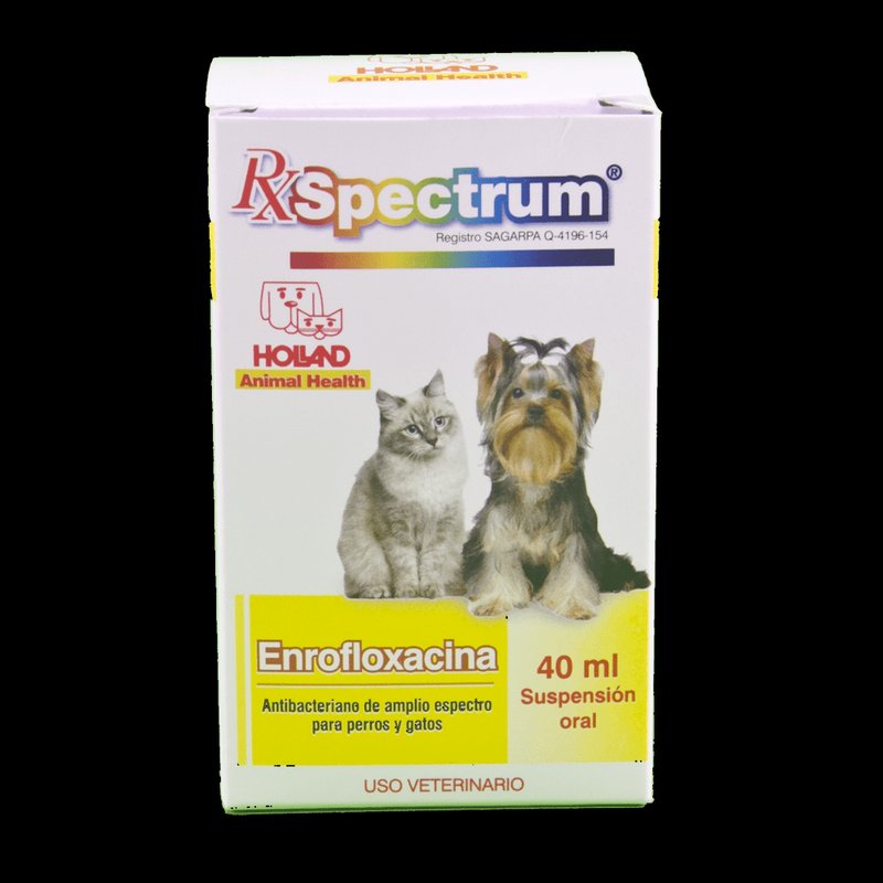 Spectrum Enrofloxacina Suspensión Oral 40 ml. HOLLAND