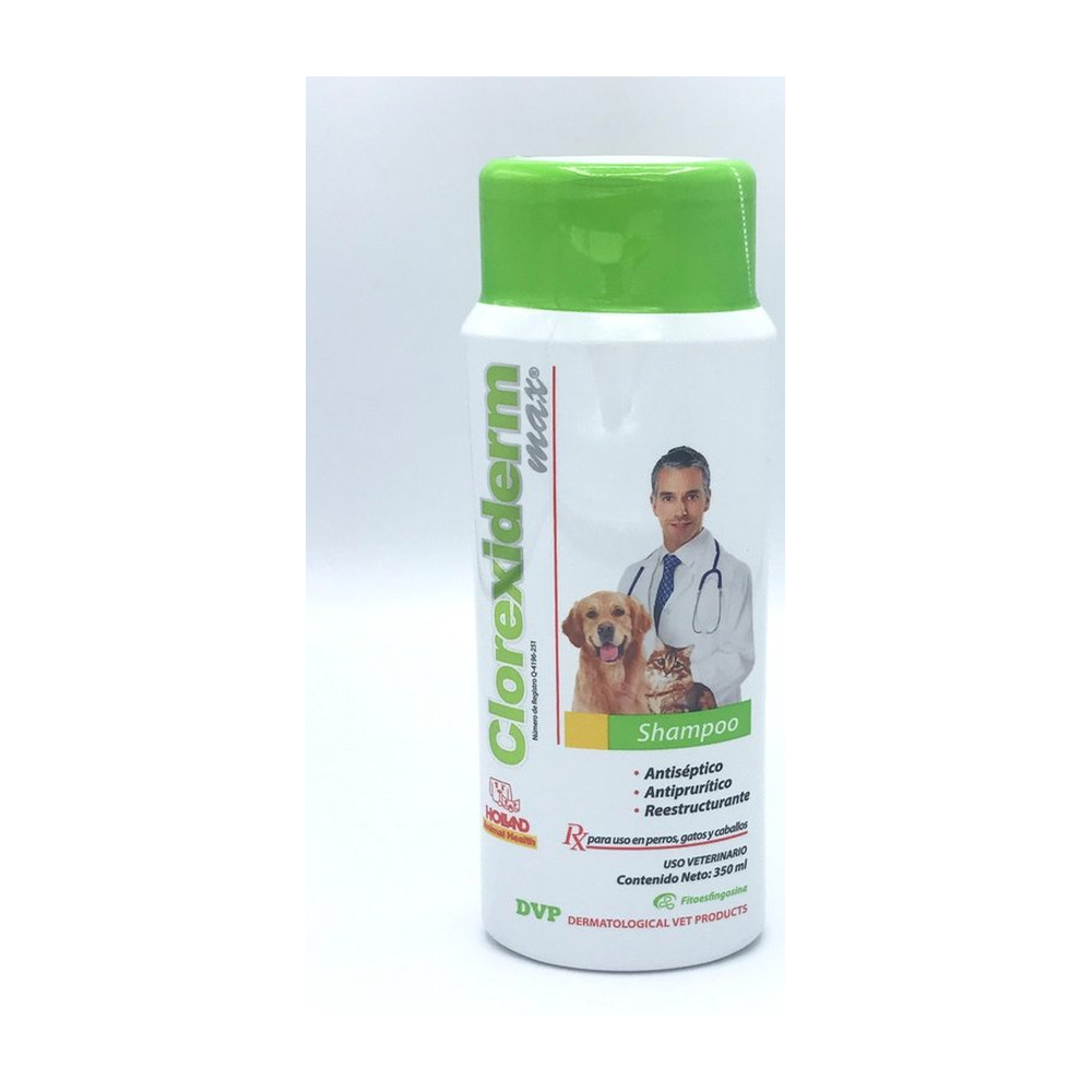 Clorexiderm Max Shampoo 350 ml. HOLLAND