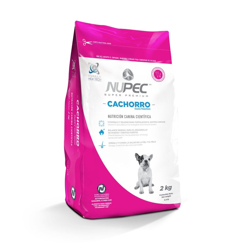 Nupec Cachorro Razas Pequeñas 2 kg.