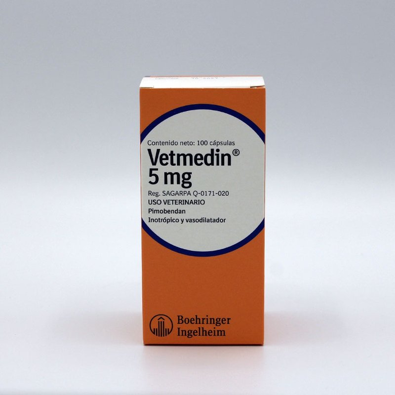 Vetmedin 5 mg 100 Cápsulas. BOEHRINGER