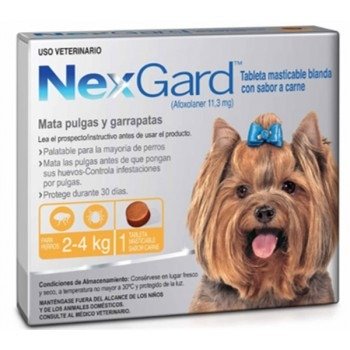 Nexgard 11.3 mg 2-4 kg 1 tab. BOEHRINGER