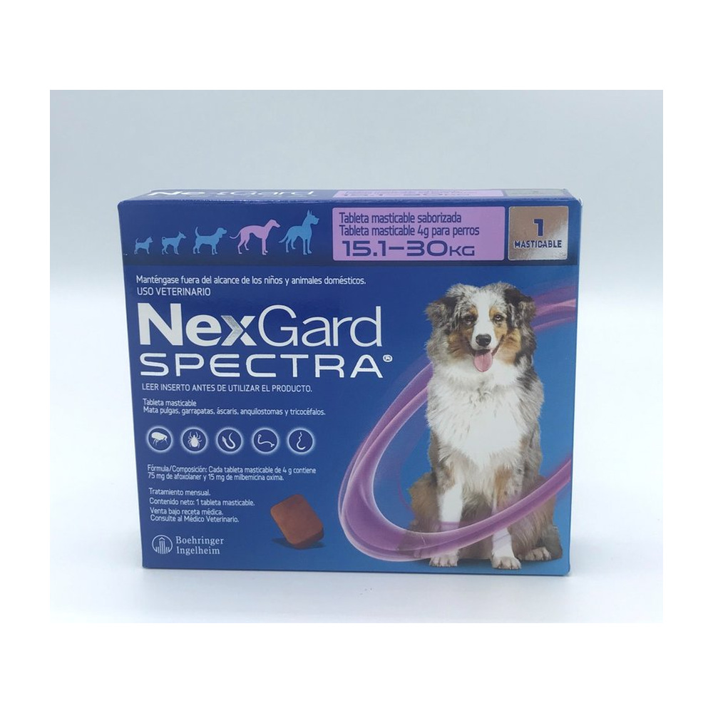 Nexgard Spectra 4g 15.1-30 kg 1 tab. BOEHRINGER