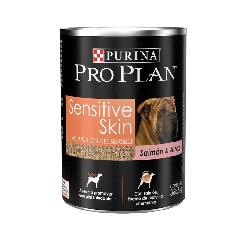 Pro Plan Adult Sensitive Skin Lata Salmón y Arroz 368 gr PROPLAN