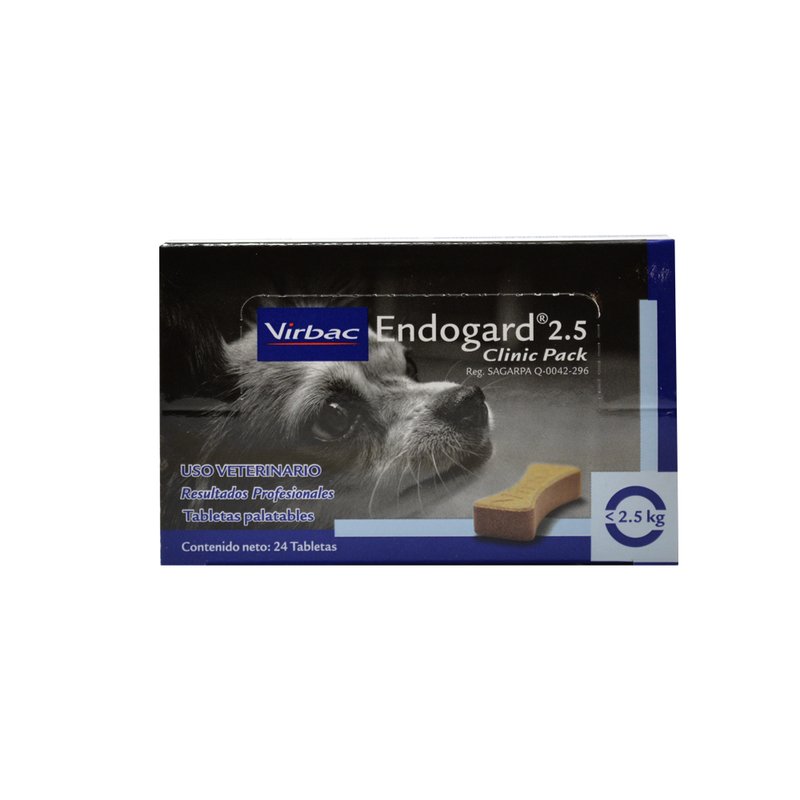 Endogard 2.5 kg 24 tabs. VIRBAC