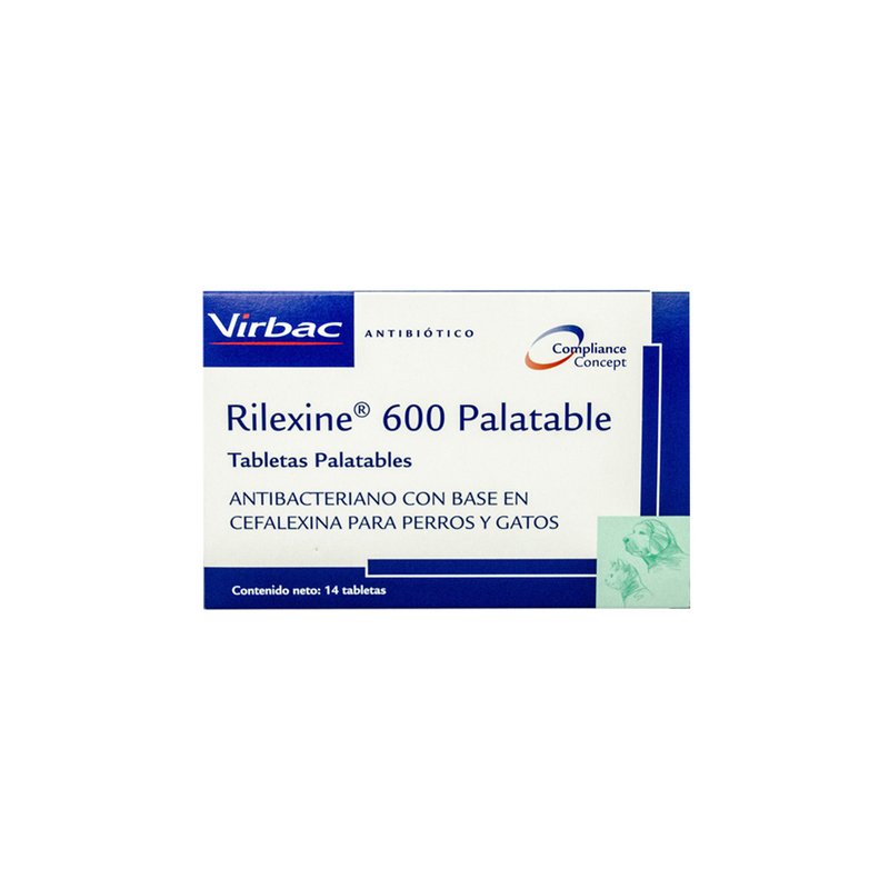 Rilexine 600 14 tabs. VIRBAC