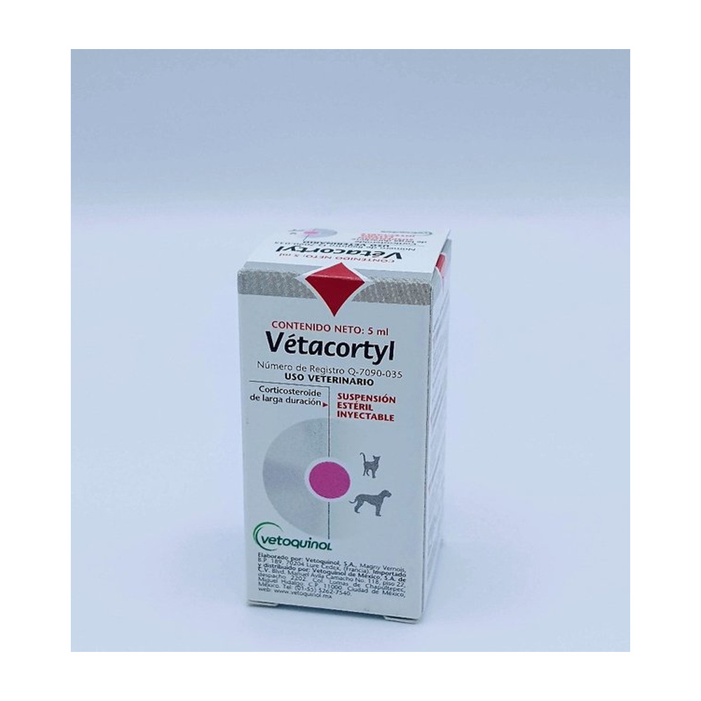 Vetacortyl Iny. 5 ml. VETOQUINOL