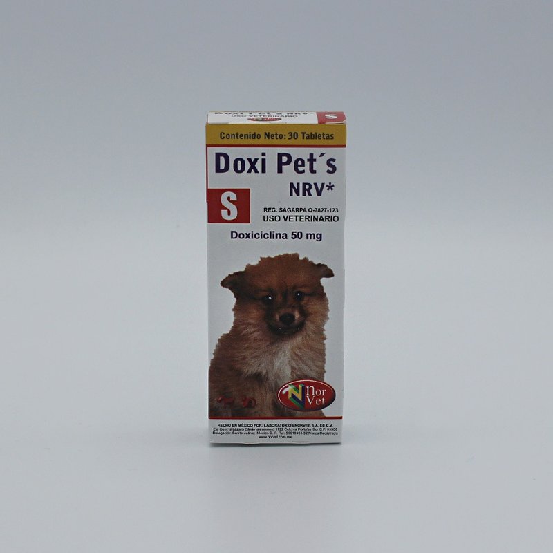 Doxi Pet’s S 50 mg. 30 tabs. NORVET