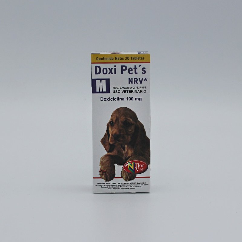 Doxi Pet’s M 100 mg. 30 tabs. NORVET