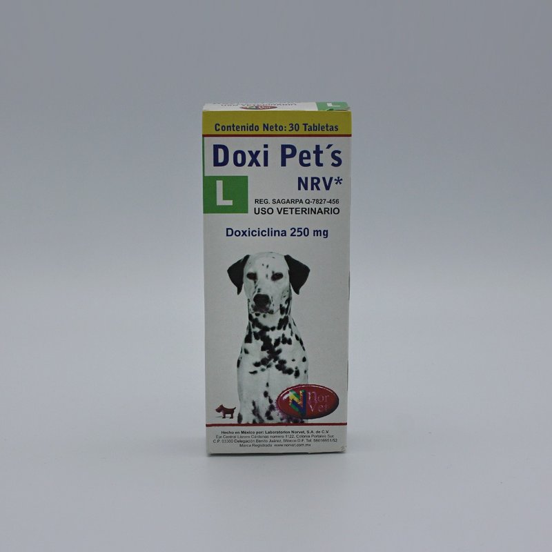 Doxi Pet’s L 250 mg. 30 tabs. NORVET