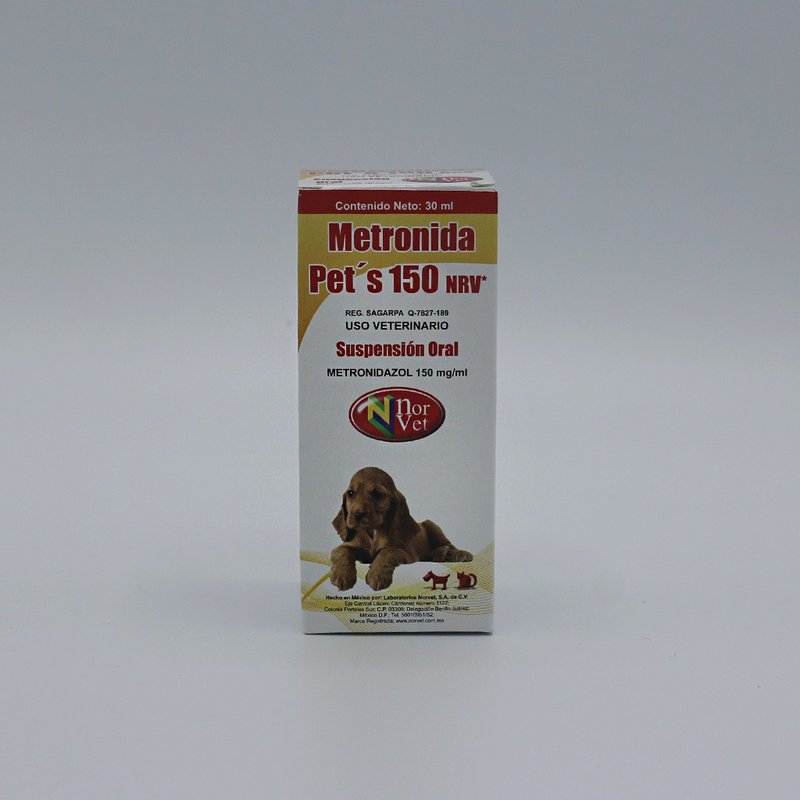 Metronida Pet’s 150 mg Suspensión Oral 30 ml. NORVET