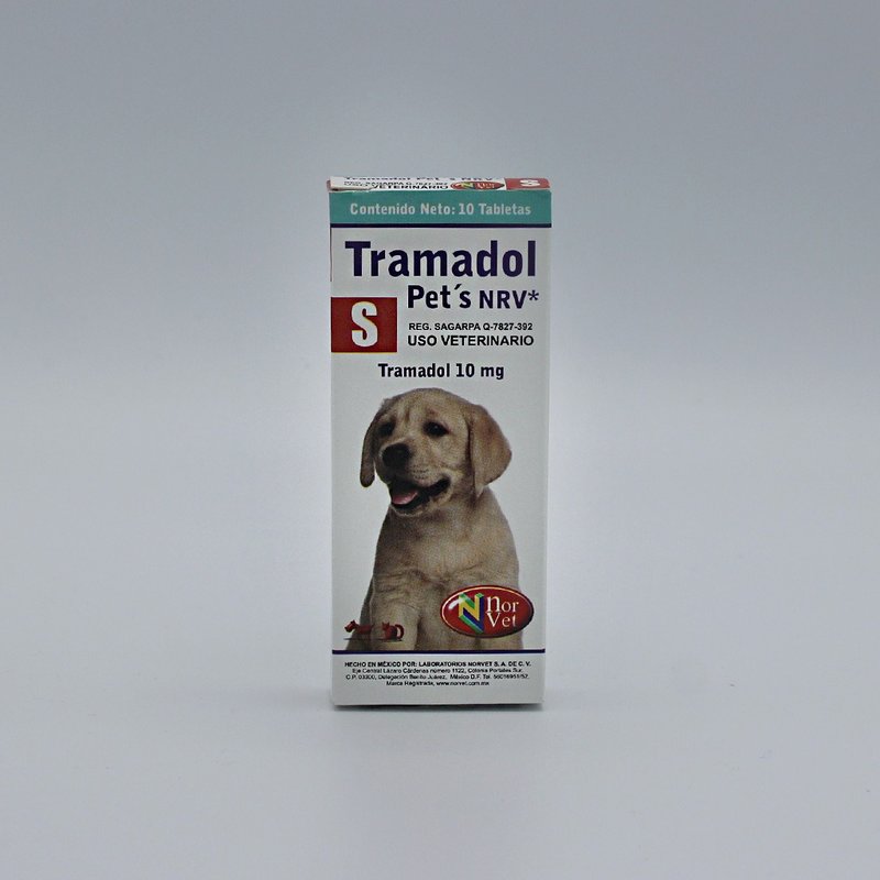 Tramadol Pet’s S 10 mg. 10 tabs. NORVET