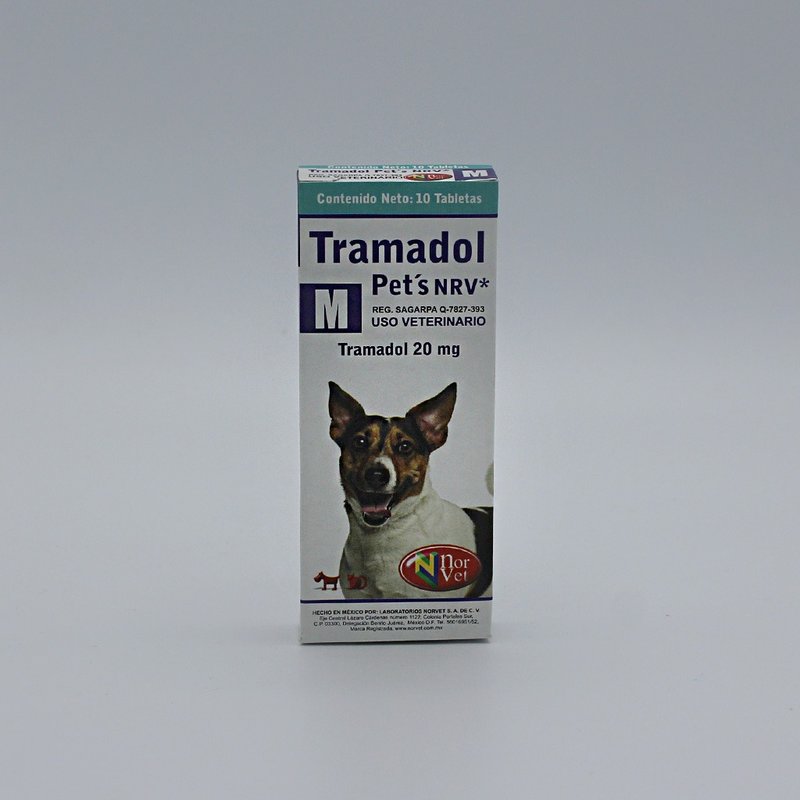 Tramadol Pet’s M 20 mg. 10 tabs. NORVET