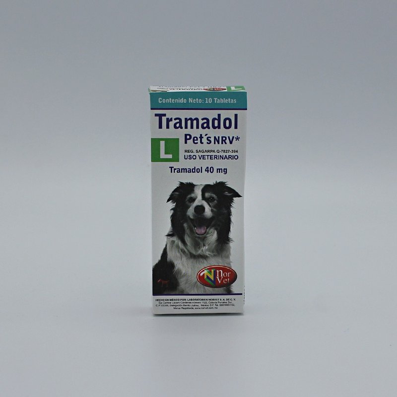 Tramadol Pet’s L 40 mg. 10 tabs. NORVET