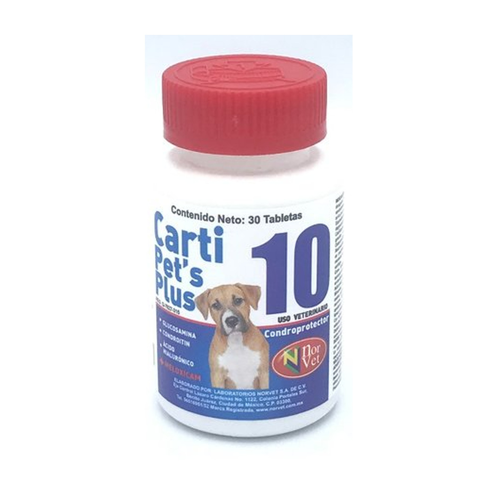 Carti Pet's Plus 10 30 tabs. NORVET