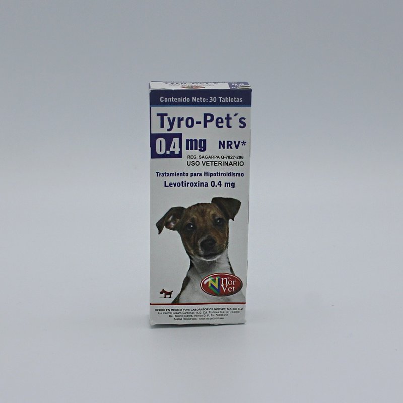 Tyro Pet’s 0.4 mg. 30 tabs. NORVET