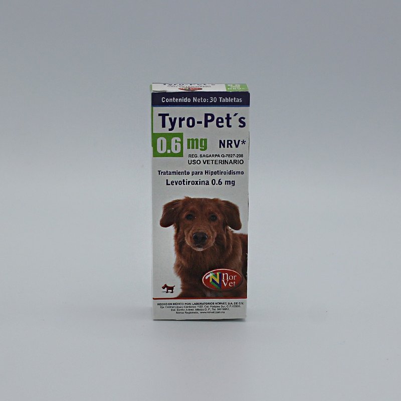 Tyro Pet’s 0.6 mg. 30 tabs. NORVET