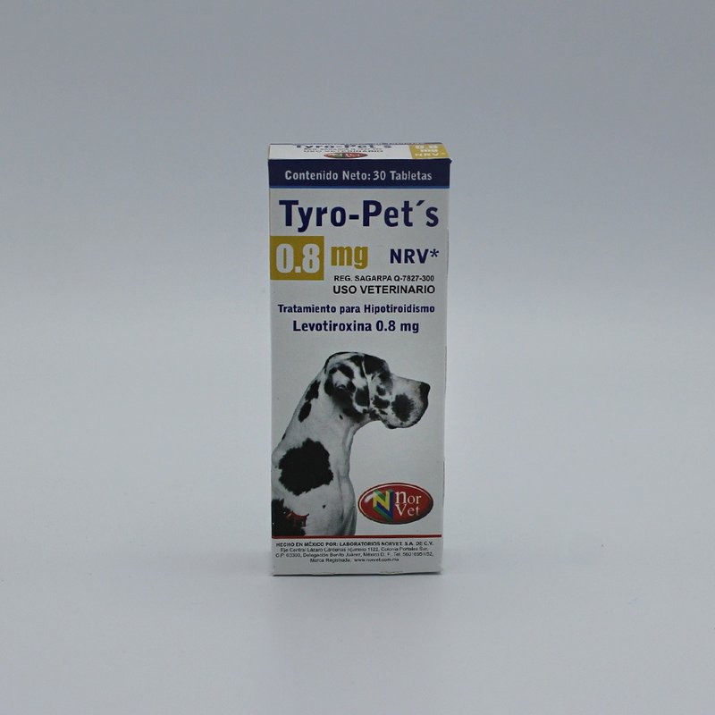 Tyro Pet’s 0.8 mg. 30 tabs. NORVET