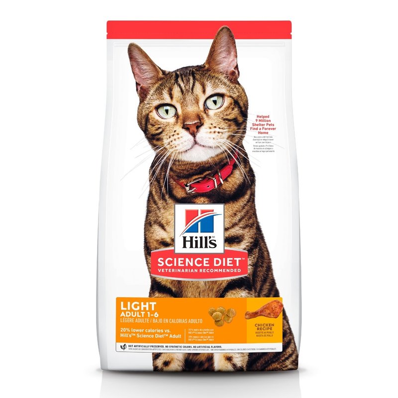 Hill’s Feline Adult Light 7.2 kg. HILLS