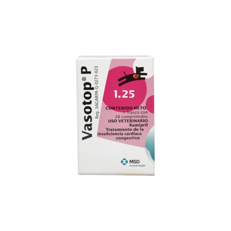 Vasotop P 1.25 mg 28 tabs. MSD