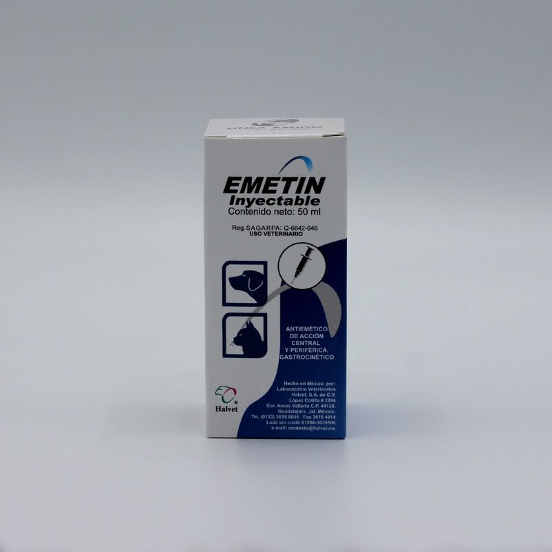 Emetin Iny. 50 ml. HALVET