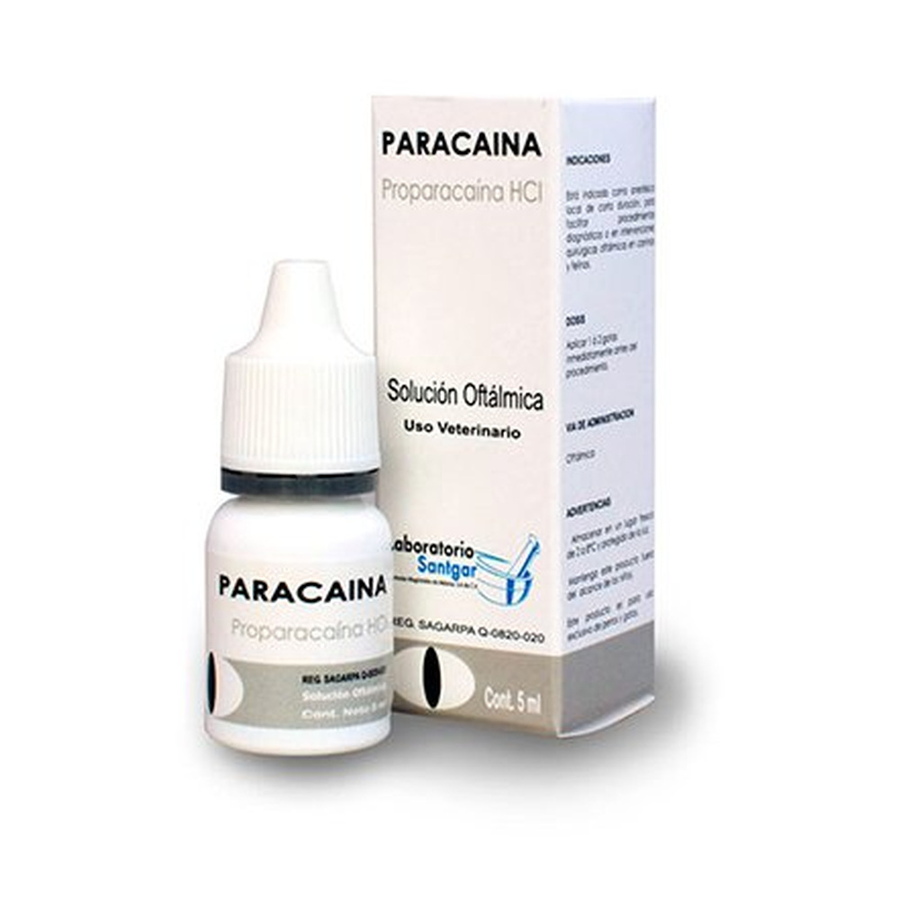 Paracaína 5 ml. SANTGAR