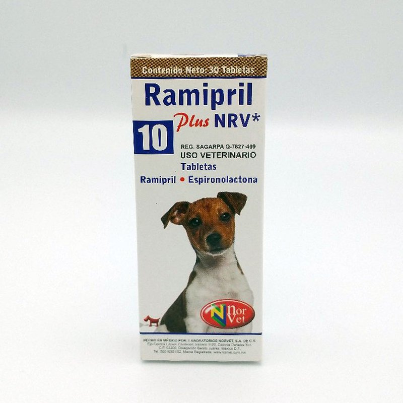 Ramipril Plus 10 M 30 tabs. NORVET