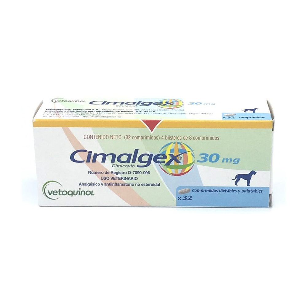 Cimalgex 30 mg 32 comprimidos VETOQUINOL