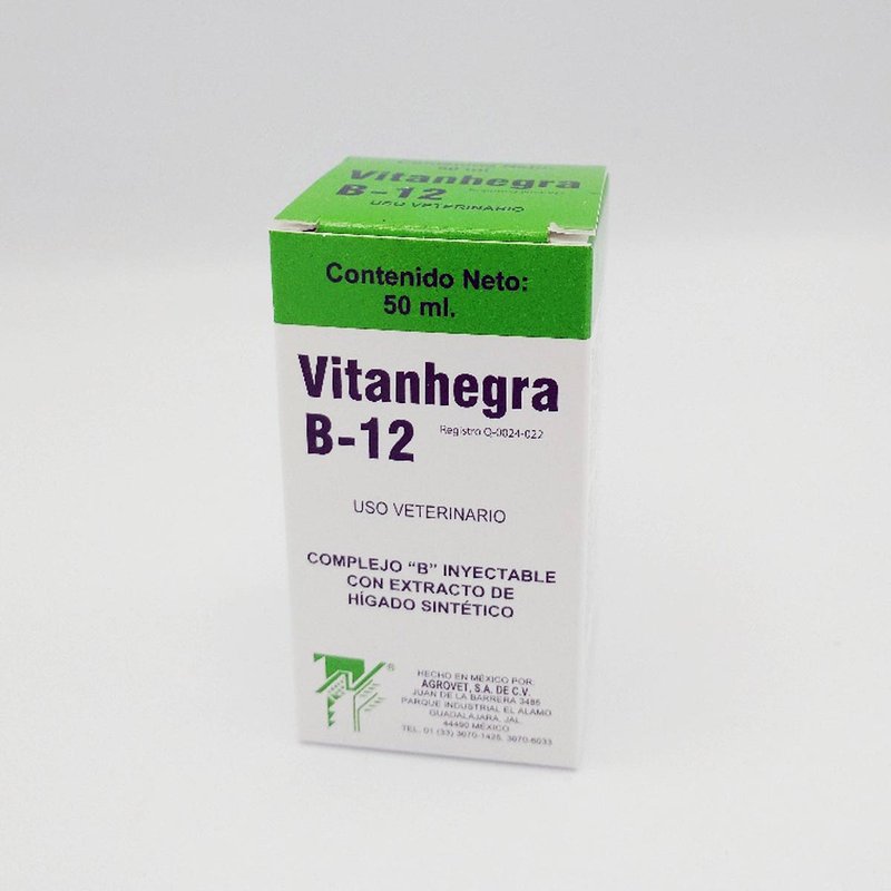 Vitanhegra B-12 50 ml. AGROVET