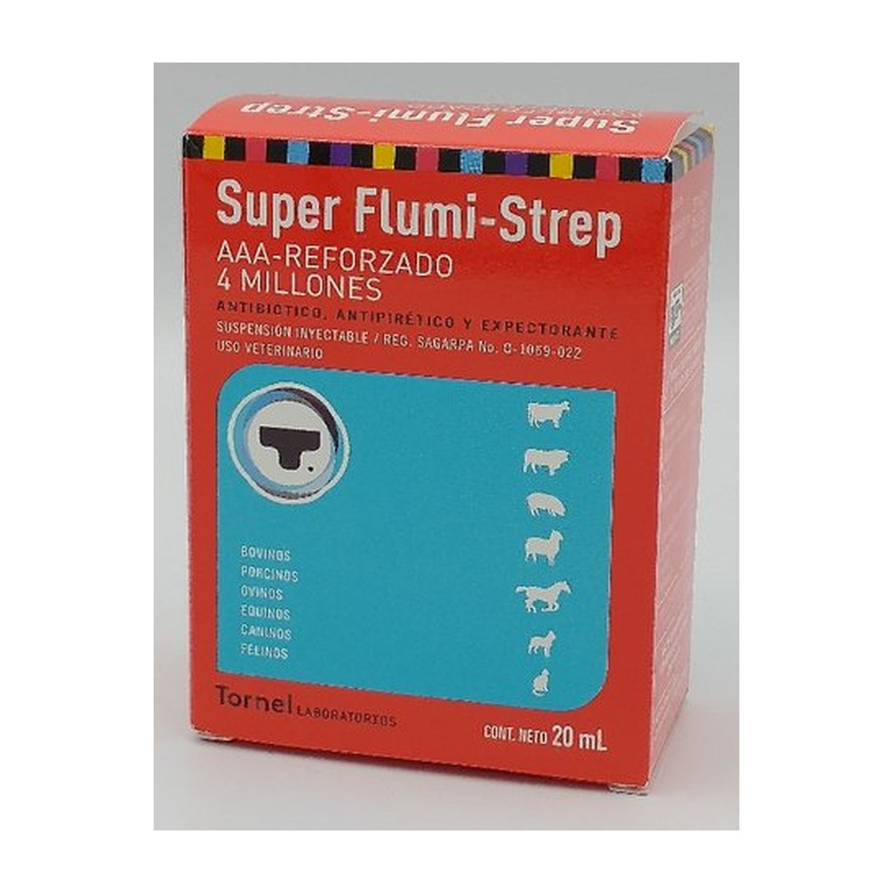 Super Flumi Strep AAA 4 Millones 20 ml. TORNEL