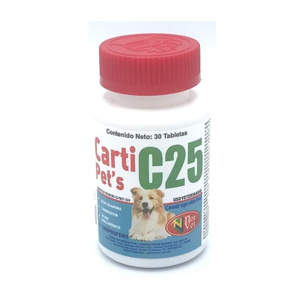 Carti Pet’s C 25 30 tabs. NORVET