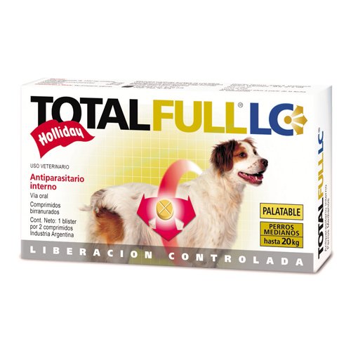 Total Full LC Perros 10-20 kg 2 tabletas HOLLIDAY