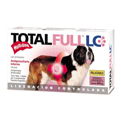 Total Full LC Perros 20-60 kg 3 tabletas HOLLIDAY