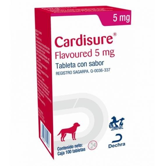 Cardisure 5 mg 100 tabs. DECHRA BROVEL