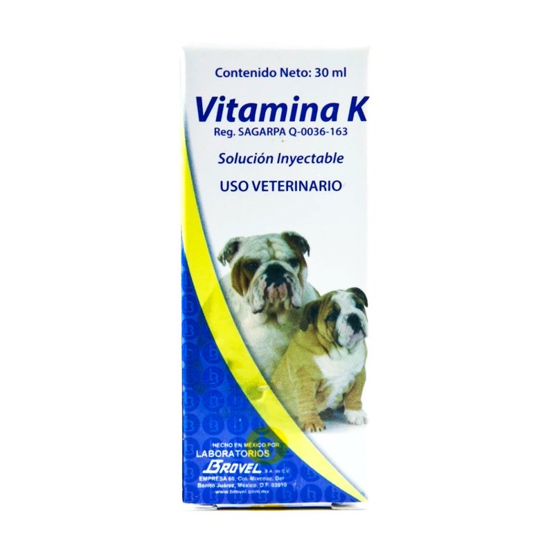 Vitamina K Iny. 30 ml. DECHRA BROVEL