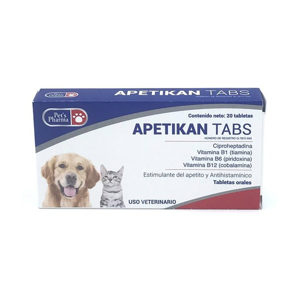 Apetikan 20 tabletas PET'S PHARMA