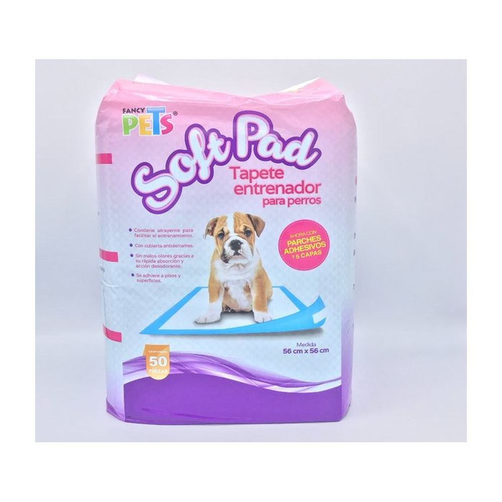 Soft Pad Tapete Entrenador Desechable 50 piezas FANCY PETS