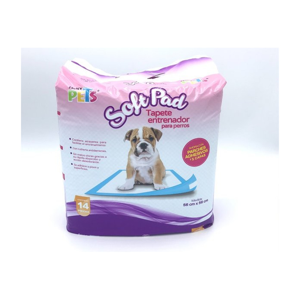 Soft Pad Tapete Entrenador Desechable 14 piezas FANCY PETS