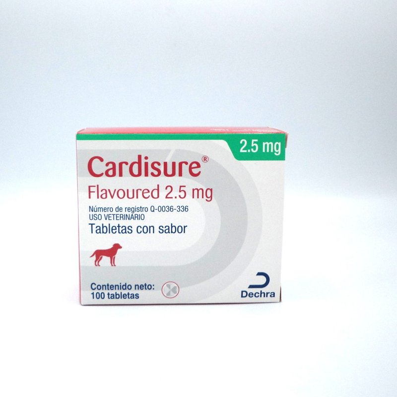 CardiSure 2.5 mg 100 tabletas DECHRA BROVEL