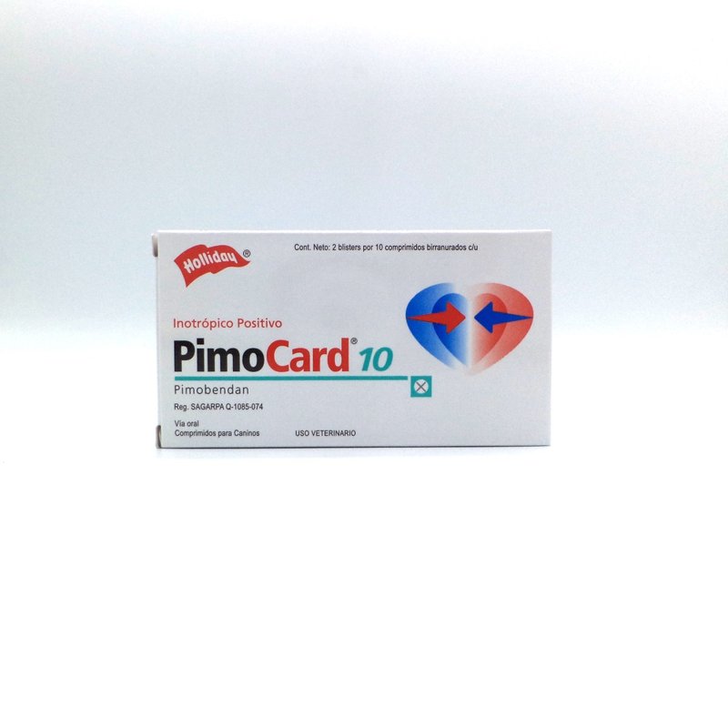 PimoCard 10 mg 20 tabletas HOLLIDAY