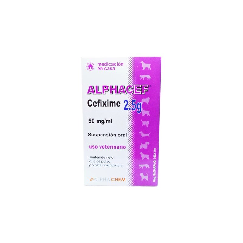 Alphacef 2.5 g Suspensión Oral 50 mg/ml ALPHACHEM