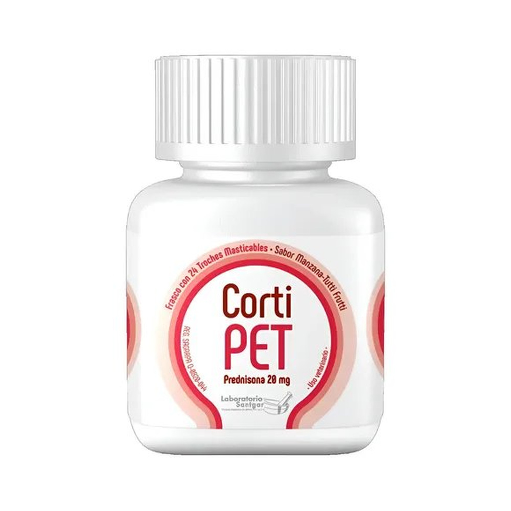 Cortipet 20 mg 24 tabletas SANTGAR