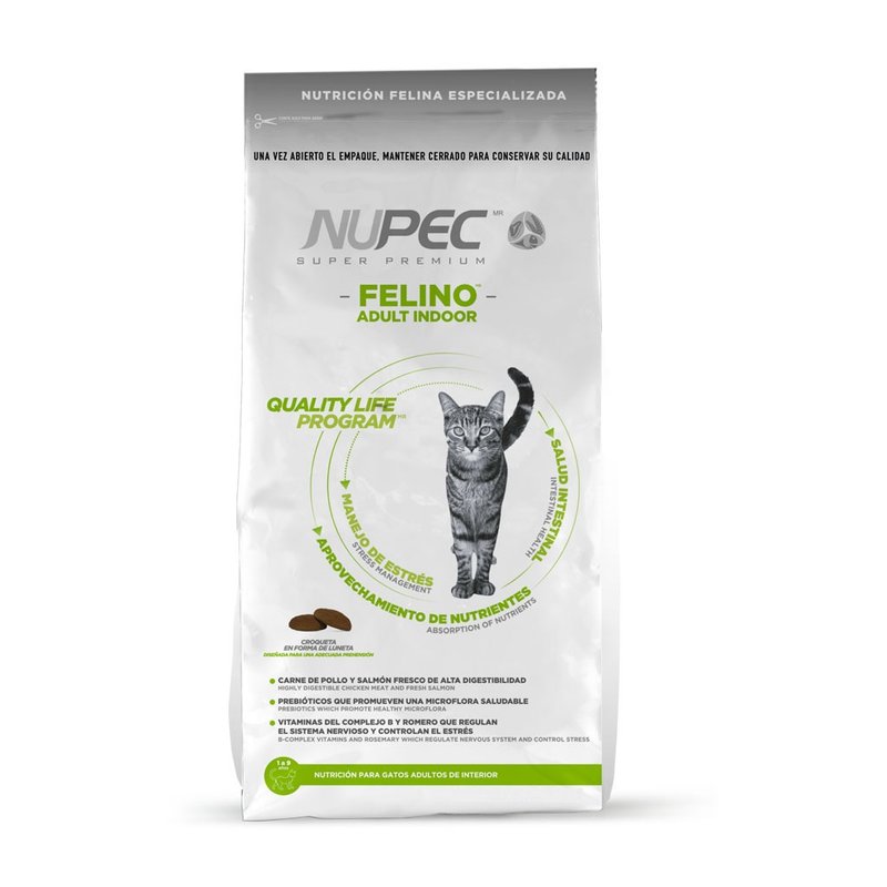 Nupec Felino Adulto Indoor 5 kg.