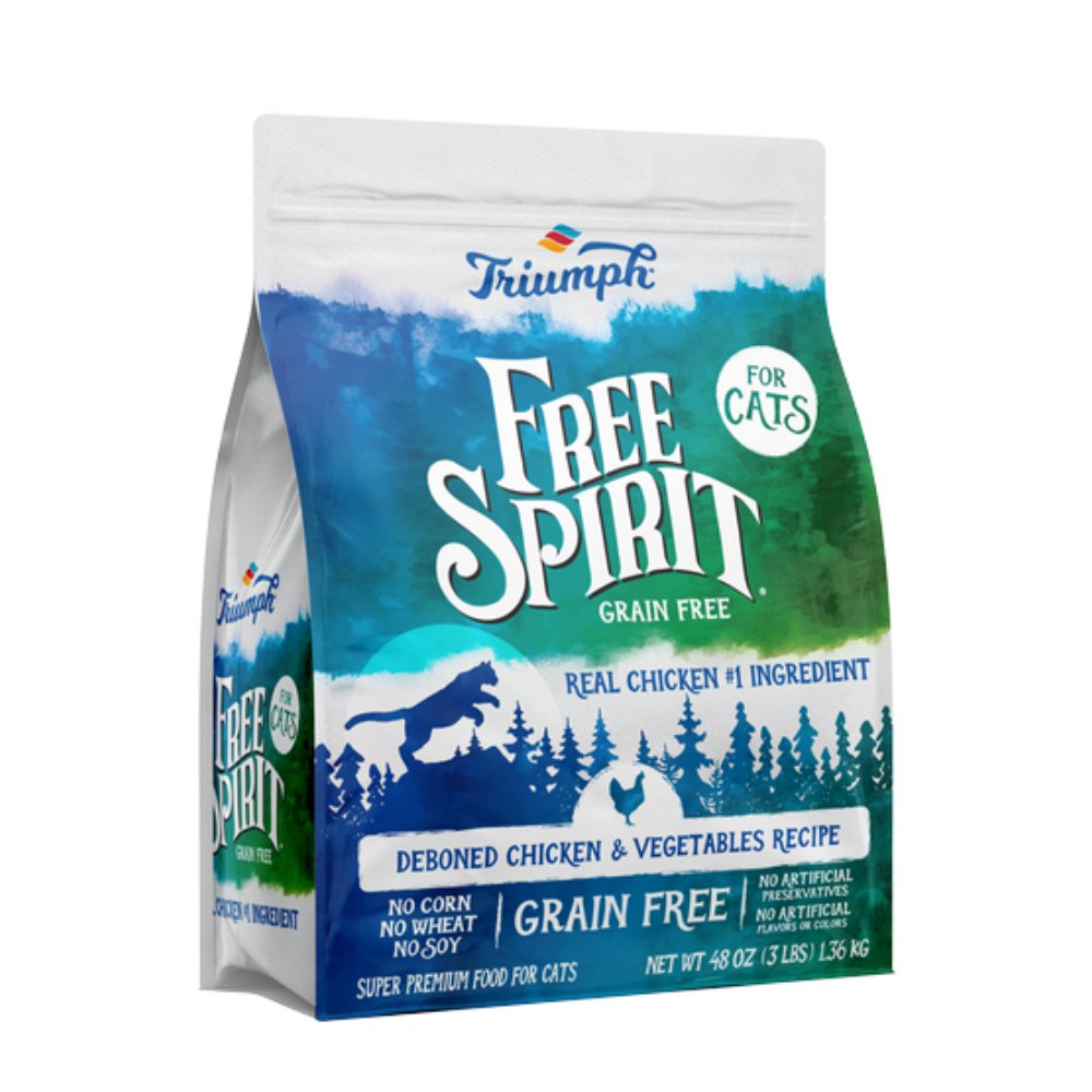 Gato Adulto Pollo Vegetales 1.36 kg FREE SPIRIT — vista frontal