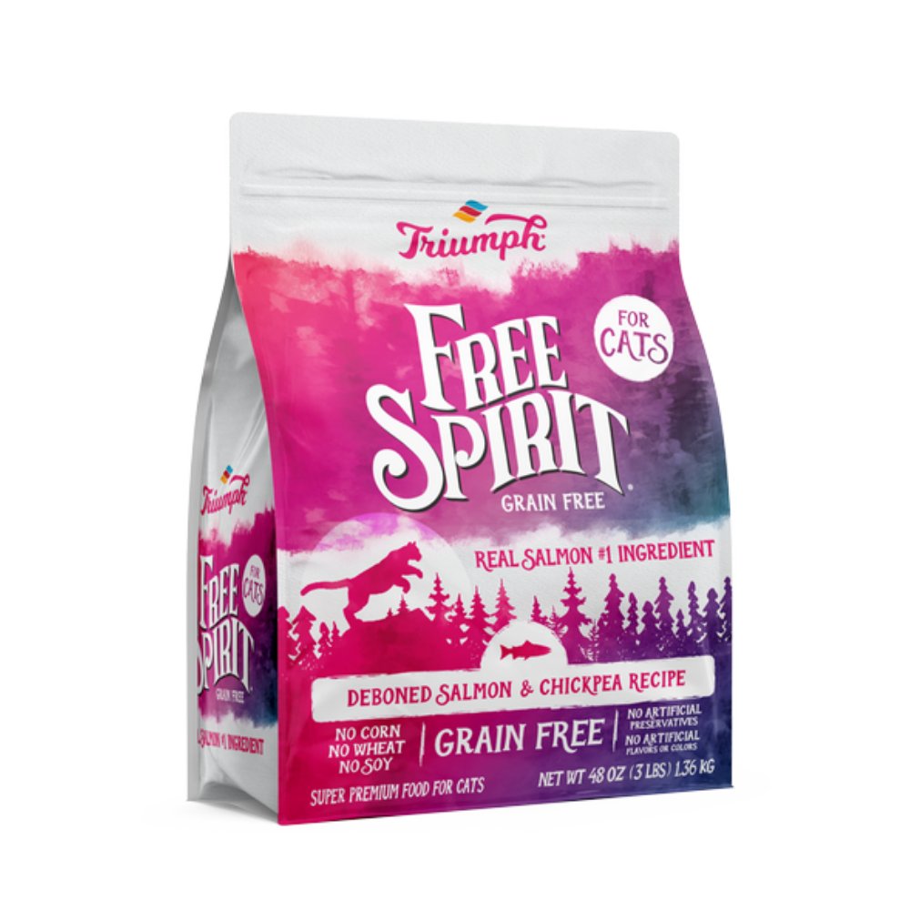 Gato Adulto Salmón y Garbanzo 1.36 kg FREE SPIRIT — vista frontal