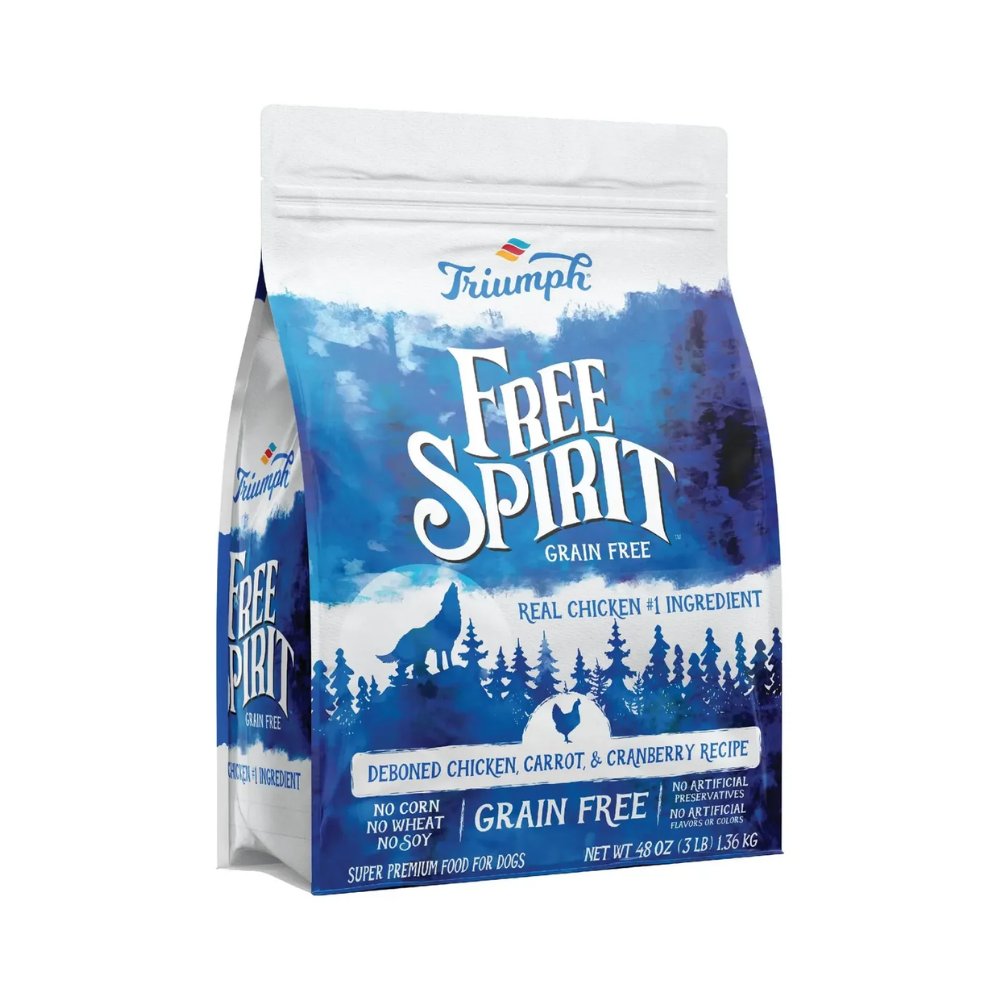 Perro Adulto Pollo Zanahoria 1.36 kg FREE SPIRIT — vista frontal