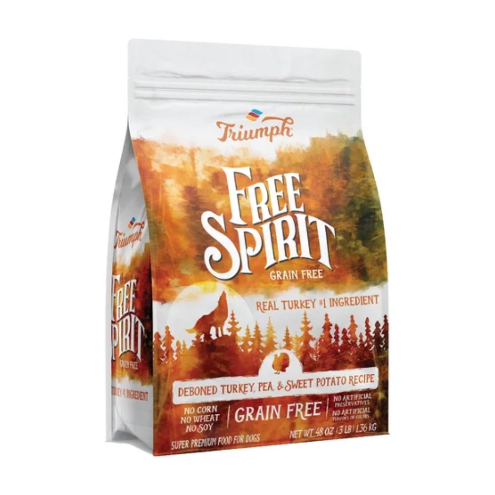 Perro Adulto Pavo y Camote 1.36 kg FREE SPIRIT — vista frontal