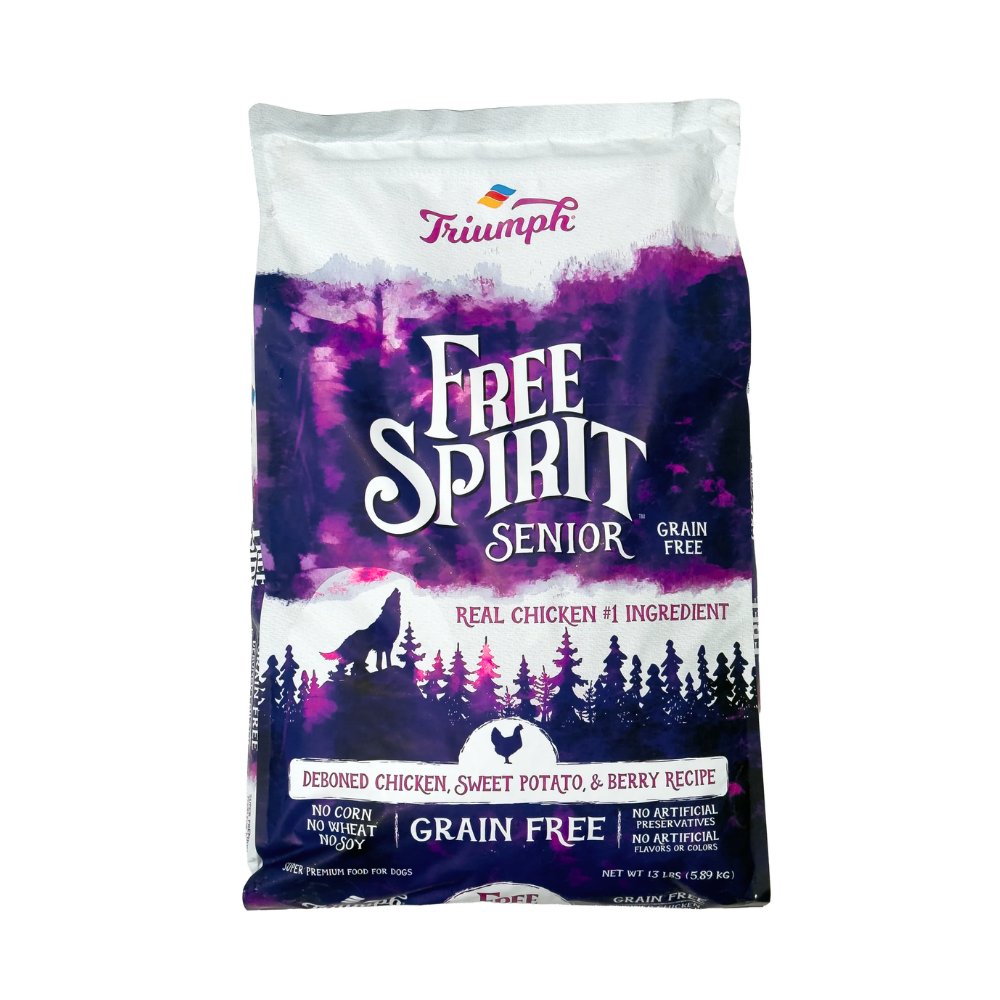Perro Senior Pollo y Camote 5.9 kg FREE SPIRIT — vista frontal