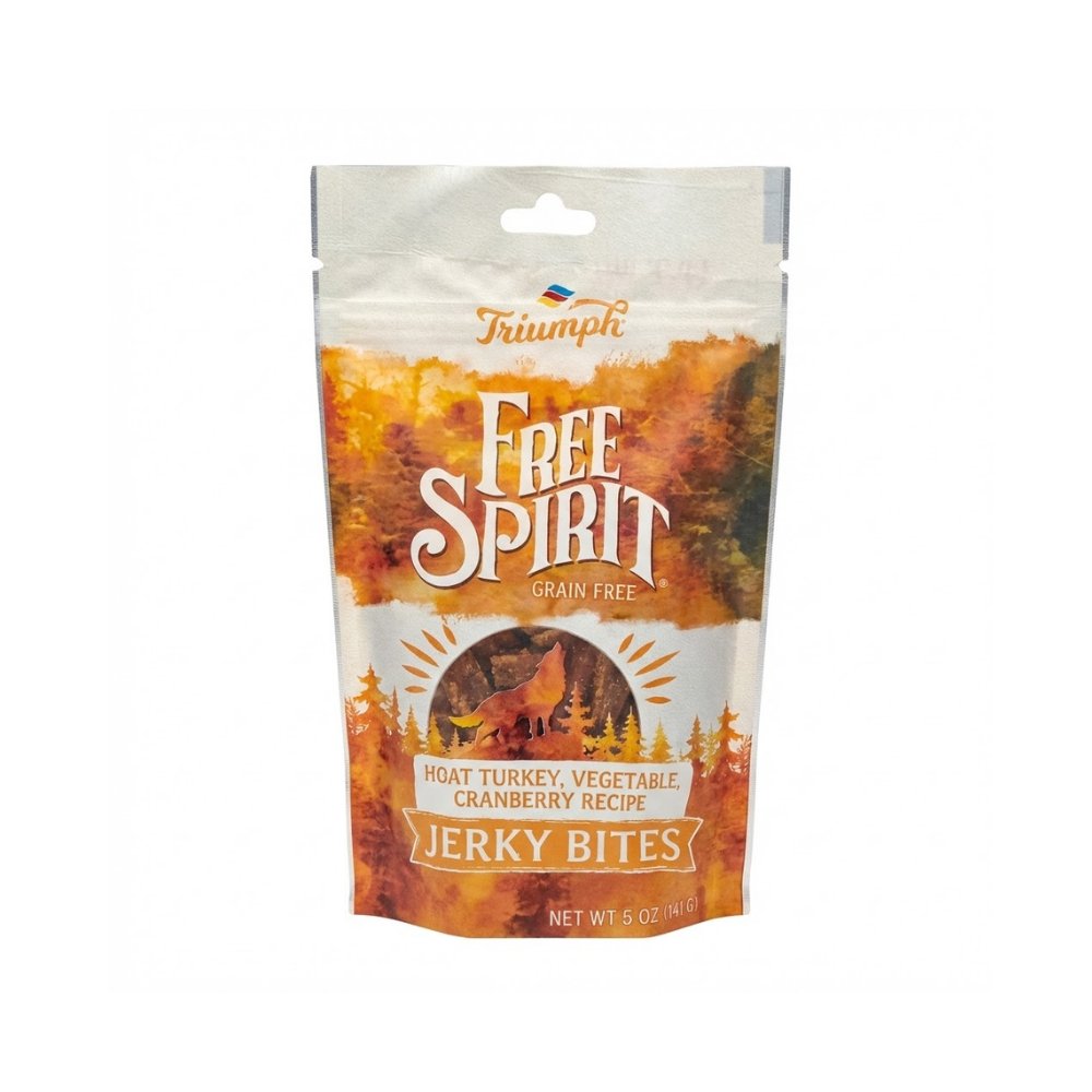 Premios Jerky Bites Pavo Chícharo 141 gr FREE SPIRIT — vista frontal